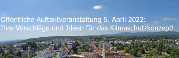 Auftaktveranstaltung zum Klimaschutzprojekt am 05.04.2022