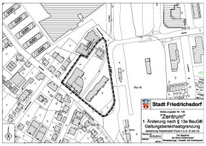 Geltungsbereich B-Plan 135 1. Änderung