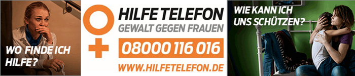 Hilfetelefon bei Gewalt gegen Frauen