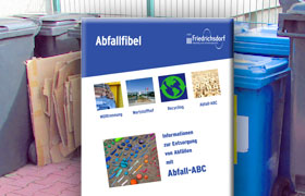 Neuauflage - Abfallfibel mit Abfall A-Z der Stadt Friedrichsdorf Januar 2023